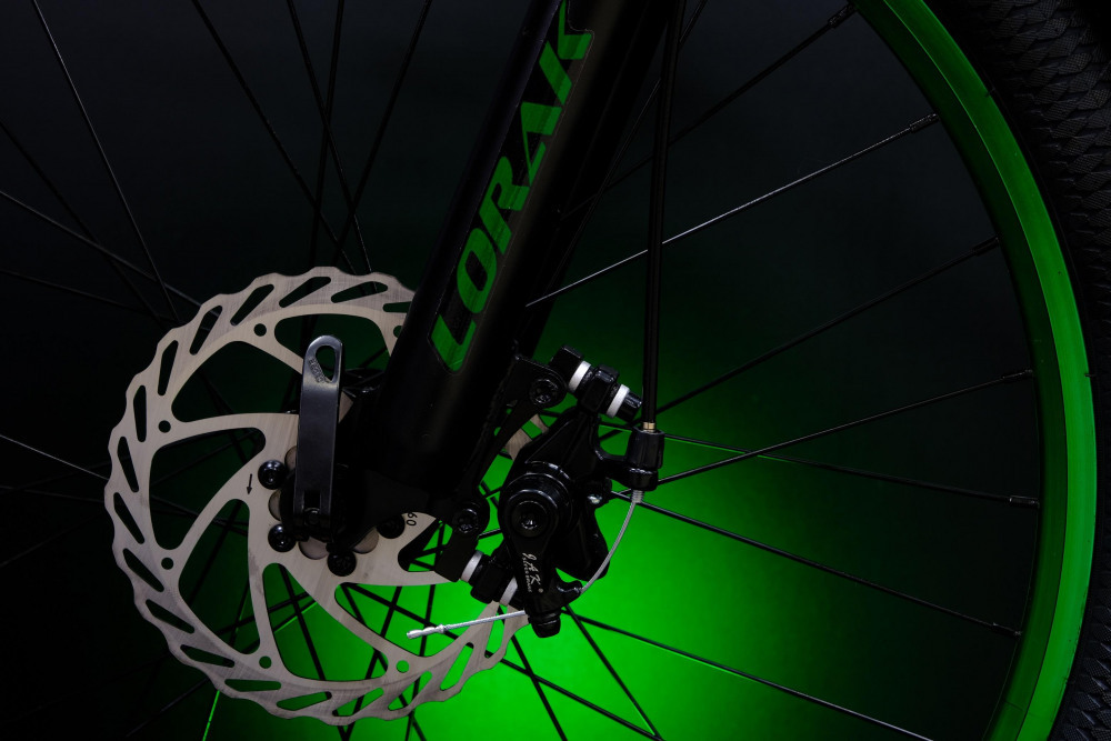 Lorak Dynamic 24 18sp Матовый Чёрный/Зелёный