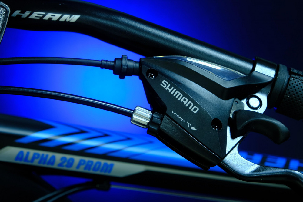 HEAM ALPHA 29 Prom Матовый Чёрный/Синий рама 19 (на рост 171-182)