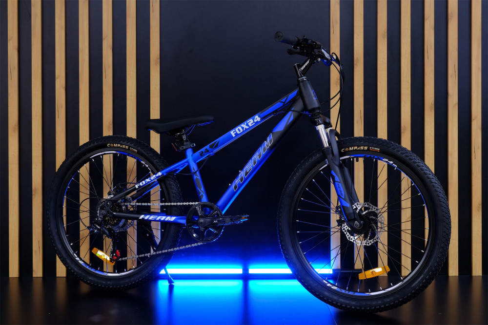 Heam FOX 24 Матовый Чёрный/Синий